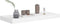vidaXL - Wandschappen - zwevend - 2 - st - 60x23,5x3,8 - cm - MDF - wit