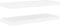 vidaXL - Wandschappen - zwevend - 2 - st - 60x23,5x3,8 - cm - MDF - eikenkleurig - wit