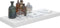 vidaXL - Wandschappen - zwevend - 2 - st - 60x23,5x3,8 - cm - MDF - hoogglans - wit