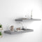 vidaXL - Wandschappen - zwevend - 2 - st - 60x23,5x3,8 - cm - MDF - grijs