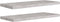 vidaXL - Wandschappen - zwevend - 2 - st - 80x23,5x3,8 - cm - MDF - betongrijs