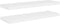 vidaXL - Wandschappen - zwevend - 2 - st - 80x23,5x3,8 - cm - MDF - eikenkleurig - wit
