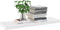 vidaXL - Wandschappen - zwevend - 2 - st - 80x23,5x3,8 - cm - MDF - eikenkleurig - wit