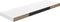 vidaXL - Wandschappen - zwevend - 2 - st - 80x23,5x3,8 - cm - MDF - hoogglans - wit