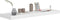 vidaXL - Wandschappen - zwevend - 2 - st - 80x23,5x3,8 - cm - MDF - wit