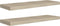 vidaXL - Wandschappen - zwevend - 2 - st - 80x23,5x3,8 - cm - MDF - eikenkleurig