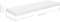 vidaXL - Wandschappen - zwevend - 2 - st - 80x23,5x3,8 - cm - MDF - hoogglans - wit