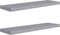 vidaXL - Wandschappen - zwevend - 2 - st - 90x23,5x3,8 - cm - MDF - grijs