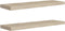 vidaXL - Wandschappen - zwevend - 2 - st - 90x23,5x3,8 - cm - MDF - eikenkleurig