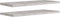 vidaXL - Wandschappen - zwevend - 2 - st - 90x23,5x3,8 - cm - MDF - betongrijs