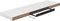 vidaXL - Wandschappen - zwevend - 2 - st - 90x23,5x3,8 - cm - MDF - hoogglans - wit