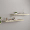 vidaXL - Wandschappen - zwevend - 2 - st - 90x23,5x3,8 - cm - MDF - eikenkleurig