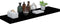 vidaXL - Wandschappen - zwevend - 2 - st - 90x23,5x3,8 - cm - MDF - hoogglans - zwart
