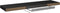 vidaXL - Wandschappen - zwevend - 2 - st - 90x23,5x3,8 - cm - MDF - zwart