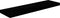 vidaXL - Wandschappen - zwevend - 2 - st - 90x23,5x3,8 - cm - MDF - hoogglans - zwart