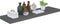 vidaXL - Wandschappen - zwevend - 2 - st - 90x23,5x3,8 - cm - MDF - hoogglans - grijs
