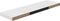 vidaXL - Wandschappen - zwevend - 2 - st - 90x23,5x3,8 - cm - MDF - hoogglans - wit