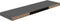vidaXL - Wandschappen - zwevend - 2 - st - 90x23,5x3,8 - cm - MDF - hoogglans - grijs