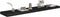 vidaXL - Wandschappen - zwevend - 4 - st - 120x23,5x3,8 - cm - MDF - zwart