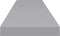 vidaXL - Wandschappen - zwevend - 4 - st - 120x23,5x3,8 - cm - MDF - grijs