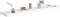 vidaXL - Wandschappen - zwevend - 4 - st - 120x23,5x3,8 - cm - MDF - wit