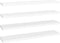 vidaXL - Wandschappen - zwevend - 4 - st - 120x23,5x3,8 - cm - MDF - wit