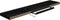 vidaXL - Wandschappen - zwevend - 4 - st - 120x23,5x3,8 - cm - MDF - hoogglans - zwart