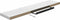vidaXL - Wandschappen - zwevend - 4 - st - 120x23,5x3,8 - cm - MDF - hoogglans - wit