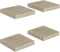 vidaXL - Wandschappen - zwevend - 4 - st - 23x23,5x3,8 - cm - MDF - eikenkleurig