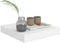 vidaXL - Wandschappen - zwevend - 4 - st - 23x23,5x3,8 - cm - MDF - wit