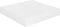 vidaXL - Wandschappen - zwevend - 4 - st - 23x23,5x3,8 - cm - MDF - hoogglans - wit