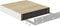 vidaXL - Wandschappen - zwevend - 4 - st - 23x23,5x3,8 - cm - MDF - eikenkleurig - wit