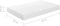 vidaXL - Wandschappen - zwevend - 4 - st - 40x23x3,8 - cm - MDF - hoogglans - wit