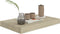 vidaXL - Wandschappen - zwevend - 4 - st - 40x23x3,8 - cm - MDF - eikenkleurig