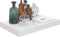 vidaXL - Wandschappen - zwevend - 4 - st - 40x23x3,8 - cm - MDF - hoogglans - wit
