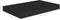 vidaXL - Wandschappen - zwevend - 4 - st - 40x23x3,8 - cm - MDF - zwart
