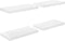vidaXL - Wandschappen - zwevend - 4 - st - 50x23x3,8 - cm - MDF - hoogglans - wit