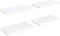 vidaXL - Wandschappen - zwevend - 4 - st - 50x23x3,8 - cm - MDF - wit