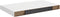 vidaXL - Wandschappen - zwevend - 4 - st - 50x23x3,8 - cm - MDF - wit