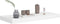 vidaXL - Wandschappen - zwevend - 4 - st - 60x23,5x3,8 - cm - MDF - wit