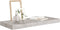 vidaXL - Wandschappen - zwevend - 4 - st - 60x23,5x3,8 - cm - MDF - betongrijs