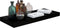 vidaXL - Wandschappen - zwevend - 4 - st - 60x23,5x3,8 - cm - MDF - hoogglans - zwart