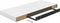 vidaXL - Wandschappen - zwevend - 4 - st - 60x23,5x3,8 - cm - MDF - hoogglans - wit