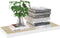 vidaXL - Wandschappen - zwevend - 4 - st - 60x23,5x3,8 - cm - MDF - eikenkleurig - wit