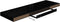 vidaXL - Wandschappen - zwevend - 4 - st - 80x23,5x3,8 - cm - MDF - hoogglans - zwart