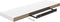 vidaXL - Wandschappen - zwevend - 4 - st - 80x23,5x3,8 - cm - MDF - hoogglans - wit