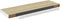 vidaXL - Wandschappen - zwevend - 4 - st - 80x23,5x3,8 - cm - MDF - eikenkleurig - wit