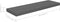 vidaXL - Wandschappen - zwevend - 4 - st - 80x23,5x3,8 - cm - MDF - hoogglans - grijs