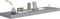 vidaXL - Wandschappen - zwevend - 4 - st - 90x23,5x3,8 - cm - MDF - grijs
