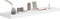 vidaXL - Wandschappen - zwevend - 4 - st - 90x23,5x3,8 - cm - MDF - wit
